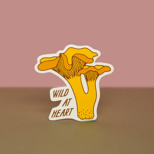 Wild at Heart Chanterelle Sticker