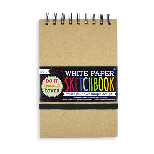 White DIY Cover Sketchbook (Small)