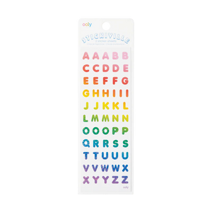 Stickiville Rainbow Letters Stickers