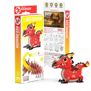 EUGY Red Dragon  3D Puzzle