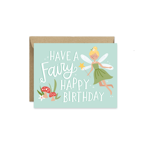 Fairy Happy Birthday Greeting Card