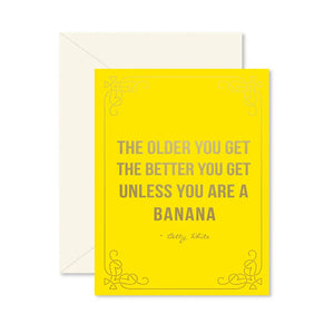 Banana Birthday Card