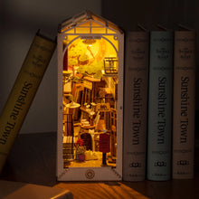 DIY Miniature House Sunshine Town Bookend