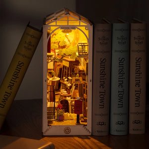 DIY Miniature House Sunshine Town Bookend