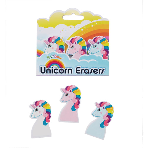 Rainbow Unicorn Erasers