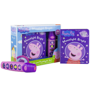 Peppa Pig Moonlight Bright Book and Flashlight Set