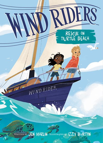 Wind Riders (#1) Rescue on Turtle Beach by Marlin