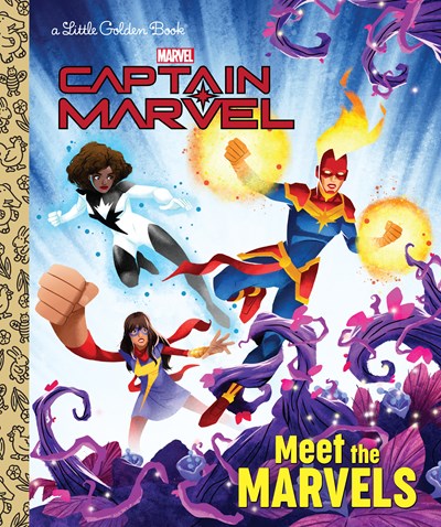 Captain Marvel Meet the Marvels Little Golden Book