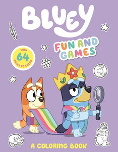 Bluey Fun and Games Coloring Book