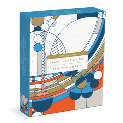 March Balloons Frank Lloyd Wright Paint by Numbers Kit