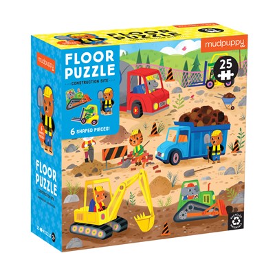 Construction Site 25 Piece Floor Puzzle