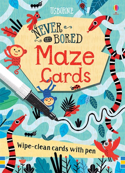 Never Get Board Wipe Clean Maze Cards