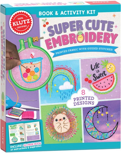 Super Cute Embroidery Book and Activity Kit