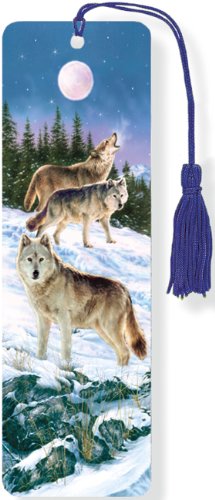 Wolves 3D Bookmark