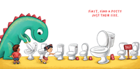 How to a Potty Train a Dinosaur by Pace