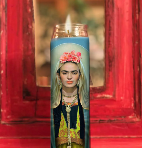 Frida Kahlo Prayer Candle