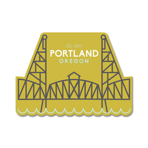 Hawthorne Bridge Portland Postcard