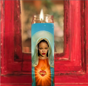 Rihanna Prayer Candle