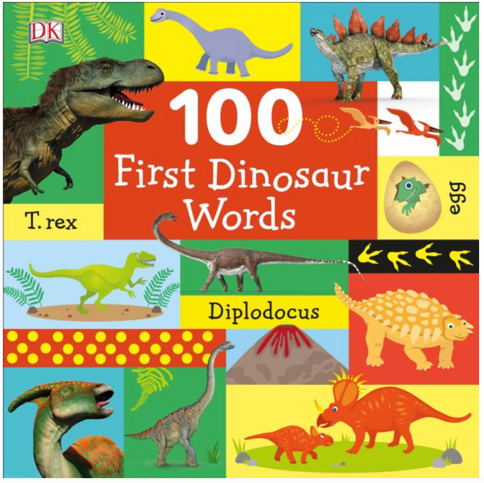 100 First Dinosaur Words Board Book