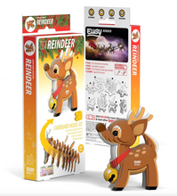 Eugy Reindeer 3D Puzzle Kit