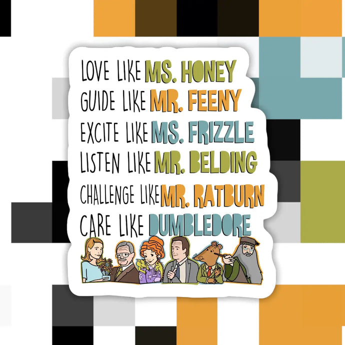 Teacher Love Like Sticker