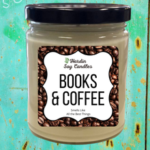Books & Coffee Soy Candle