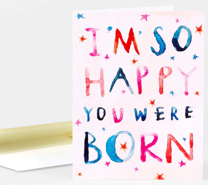 Meera Lee Patel: I'm So Happy You Were Born Stars Card