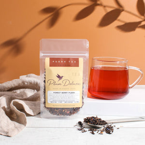 Forest Berry Puerh Tea (Strawberry / Blueberry / Raspberry): 1 oz