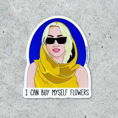 Miley Cyrus Flowers Sticker