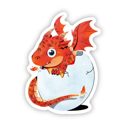 Hatching Dragon Sticker