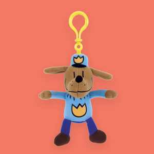 Dog Man Zipper Pull