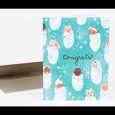 Wild Optimist: Congrats! (Babies) Card