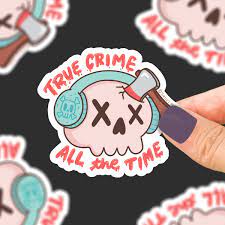 True Crime All the Time Sticker