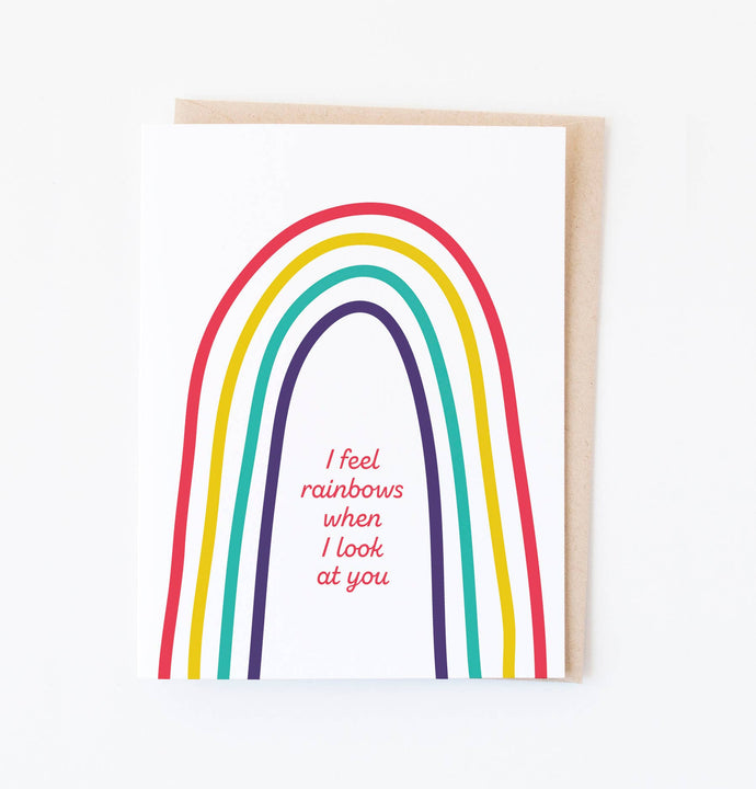 Rainbow Feels Card