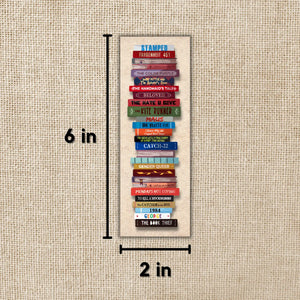 Banned Book Stack Bookmark