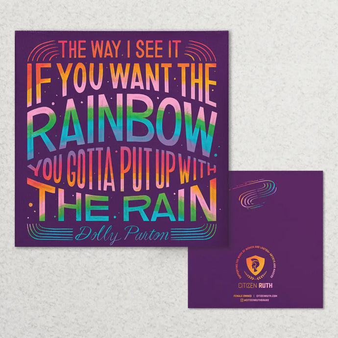 If You Want the Rainbow Card