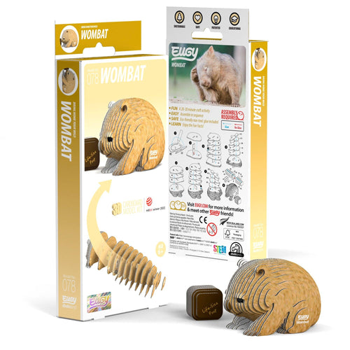 EUGY Wombat 3D Puzzle