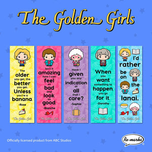 Golden Girls Bookmarks : Set of 5