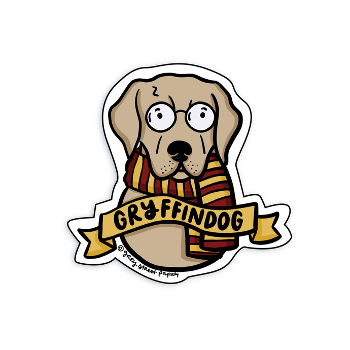Gryffindog Harry Potter Gryffindor Sticker