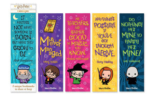 Harry Potter Wizards and Wands Bookmarks Set of 5