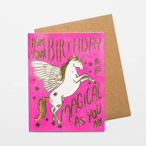 Wild Optimist: Hope Your Birthday Is As Magical As You Card