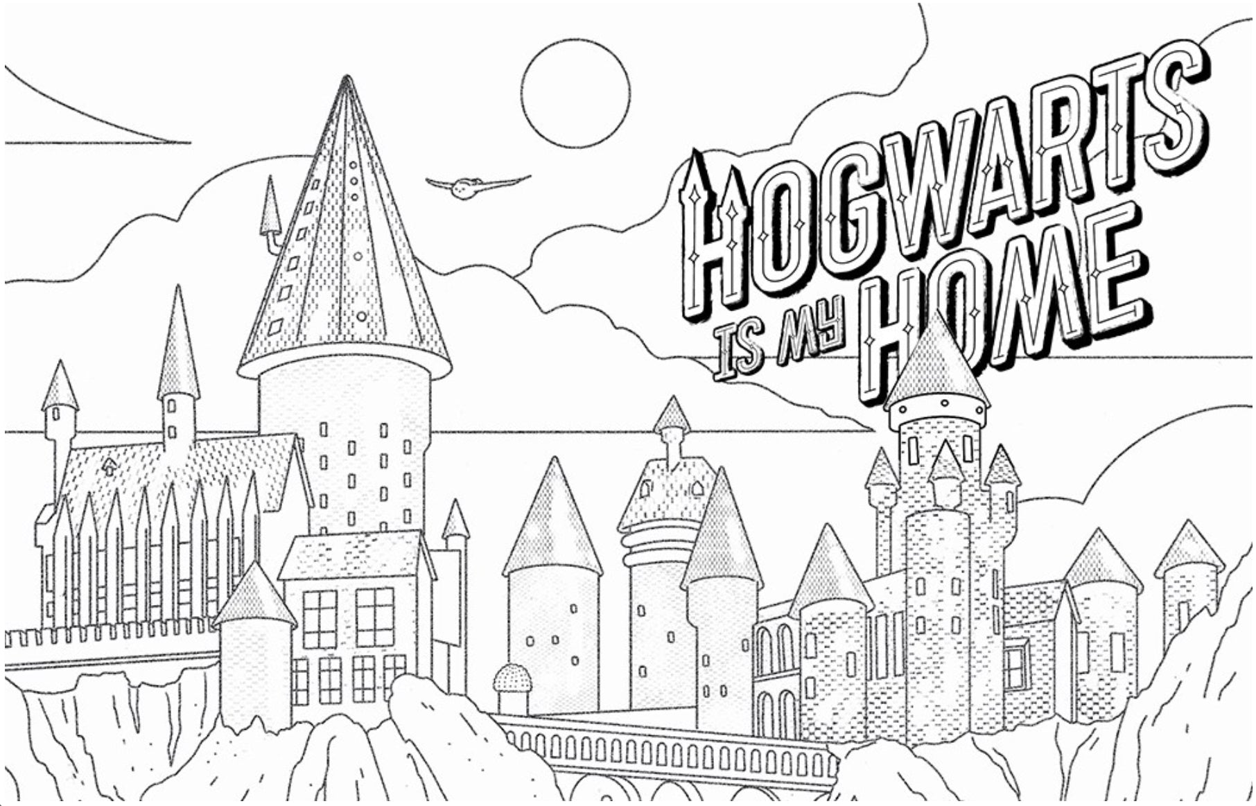 Harry Potter: An Official Hogwarts Coloring Book [Book]