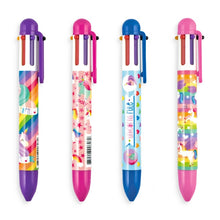 Unique Unicorn 6 Color Click Pen