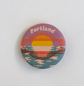 Portland Bridge Button