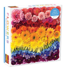 Rainbow Summer Flowers-500 Piece Puzzle