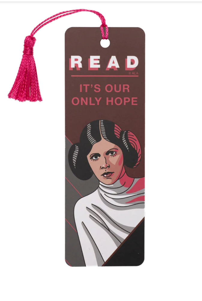 Star Wars Read It’s the Only Hope Bookmark