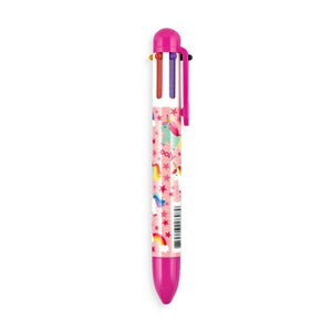 Unique Unicorn 6 Color Click Pen