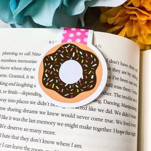 Chocolate Donut Magnetic Bookmark
