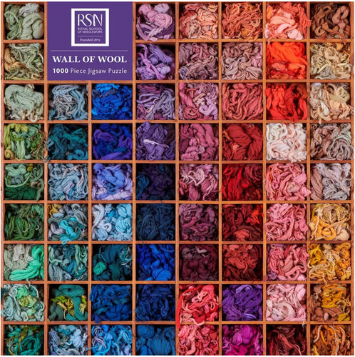 Adult Jigsaw Puzzle: Royal School of Needlework: Wall of Wool 1000-piece Jigsaw Puzzle