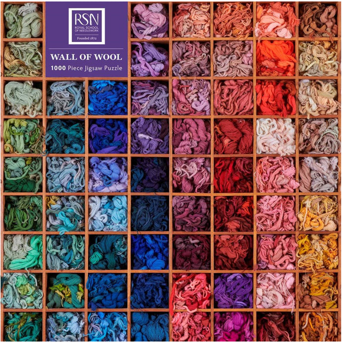 Adult Jigsaw Puzzle: Royal School of Needlework: Wall of Wool 1000-piece Jigsaw Puzzle